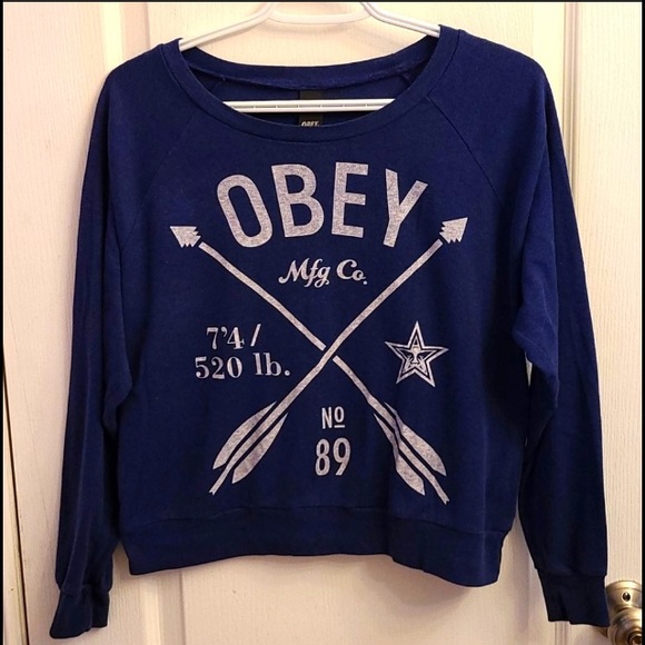 OBEY cropped sweatshirt - Picture 4 of 8